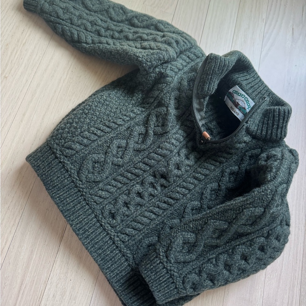 Aran Crafts Irish knit wool sweater 18-24 months